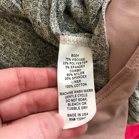 Amanda Uprichard Super Soft Ribbed Knit Bodysuit P - Picture 4 of 4